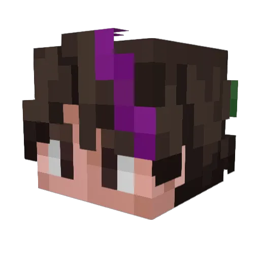 KORAMBAFITA Minecraft avatar head, 3D render