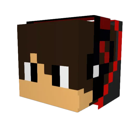 KORAYKS Minecraft avatar head, 3D render