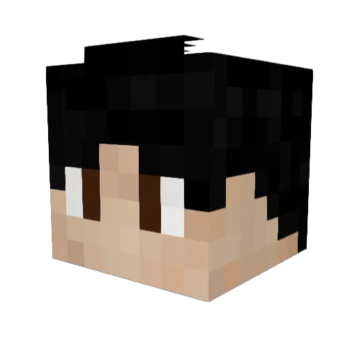 KORBINHO Minecraft avatar head, 3D render