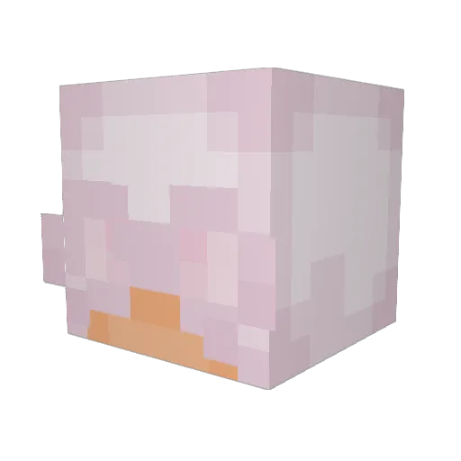 KORDBOX Minecraft avatar head, 3D render
