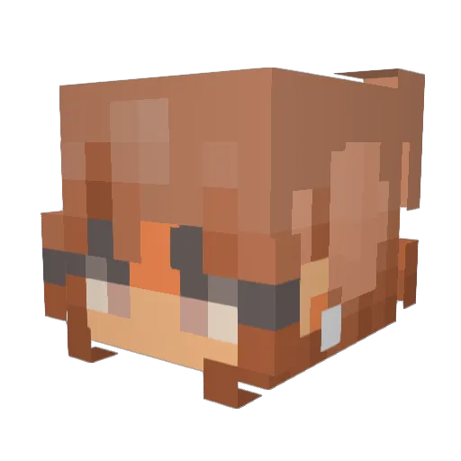KORIX4AM Minecraft avatar head, 3D render