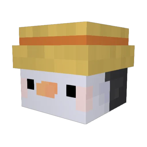 KORMin2 Minecraft avatar head, 3D render