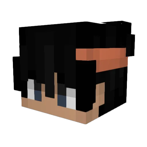 KORNEIVICH Minecraft avatar head, 3D render