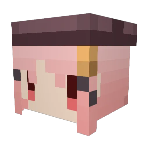 KORoNe__25 Minecraft avatar head, 3D render
