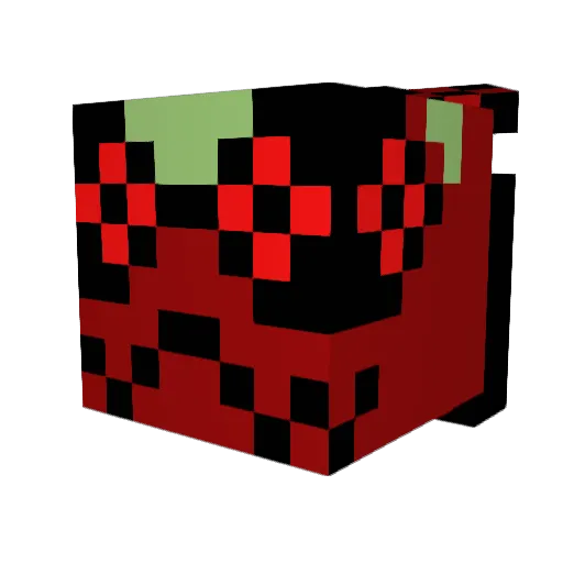KOSMOMECH Minecraft avatar head, 3D render