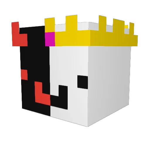 KOSTIANTYNOPOLIS Minecraft avatar head, 3D render