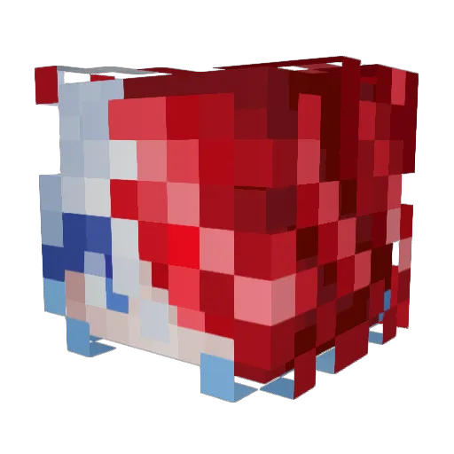 KOTAcheron Minecraft avatar head, 3D render