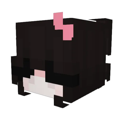 KOTroza Minecraft avatar head, 3D render