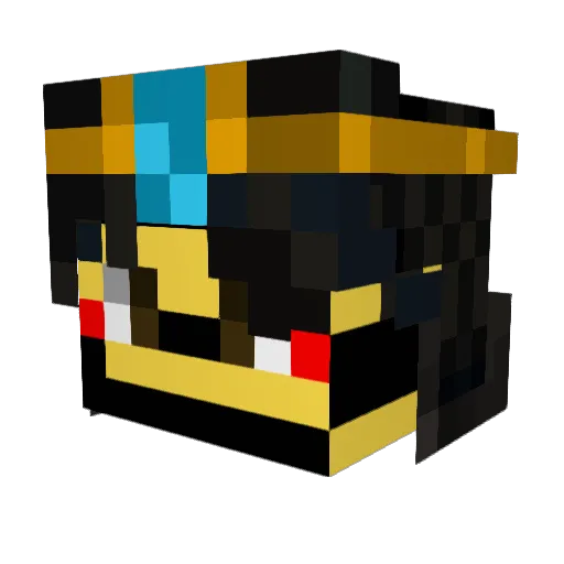 KOUEIsan Minecraft avatar head, 3D render