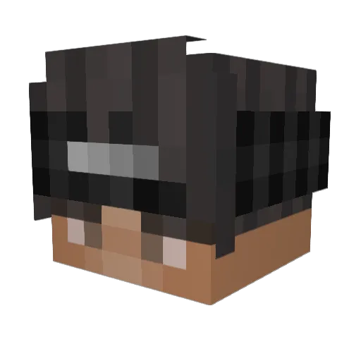 KOWAVEEE Minecraft avatar head, 3D render