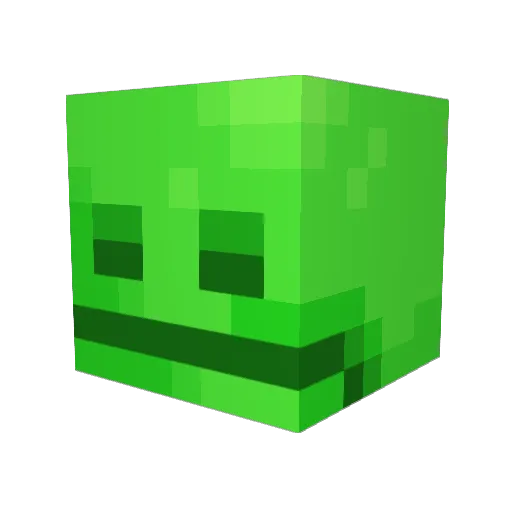 KO_villager Minecraft avatar head, 3D render