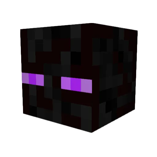 KP100 Minecraft avatar head, 3D render