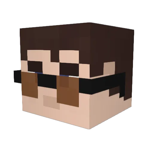 KPT_Mauser Minecraft avatar head, 3D render
