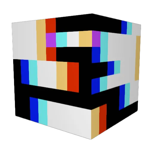 KP_Vast Minecraft avatar head, 3D render