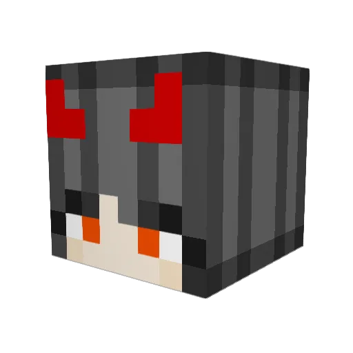 KPanDuh Minecraft avatar head, 3D render