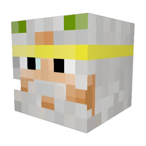 KPfeil25 Minecraft avatar head, 3D render