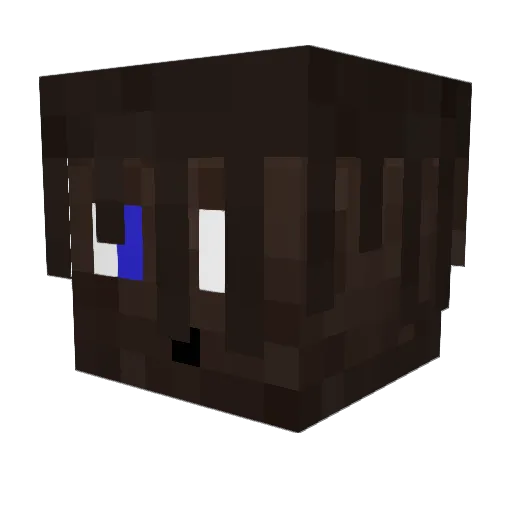 KQID Minecraft avatar head, 3D render