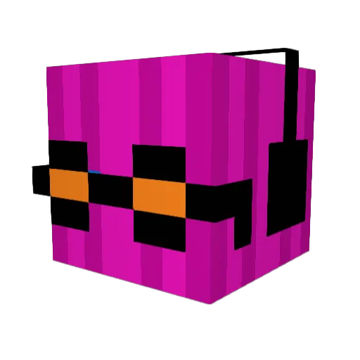KR3ZUS Minecraft avatar head, 3D render
