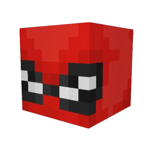 KR7PT__ Minecraft avatar head, 3D render
