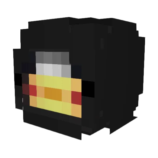 KRAKEN_EMP Minecraft avatar head, 3D render