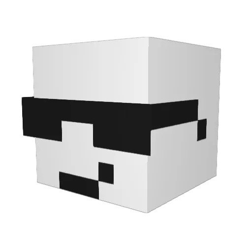 KRASAVEC911 Minecraft avatar head, 3D render