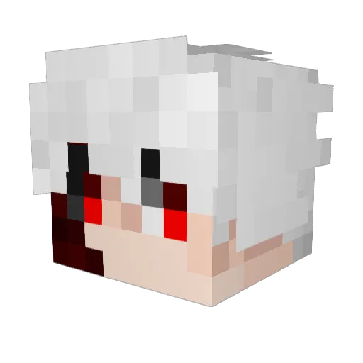 KRBANANO Minecraft avatar head, 3D render