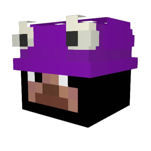 KREJZOLQ Minecraft avatar head, 3D render