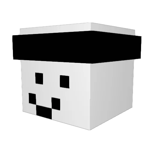 KRIIIB Minecraft avatar head, 3D render