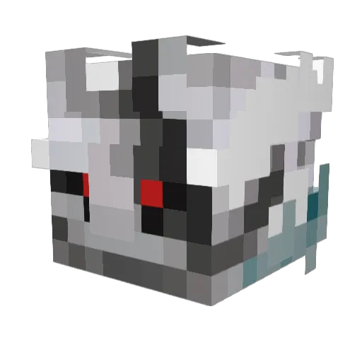 KRIKUN12 Minecraft avatar head, 3D render