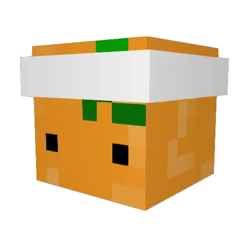 KRISJUNIORR Minecraft avatar head, 3D render