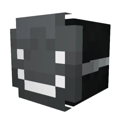 KRIVARYKA Minecraft avatar head, 3D render