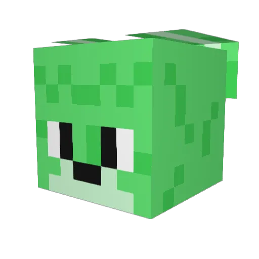 KRIZ187 Minecraft avatar head, 3D render