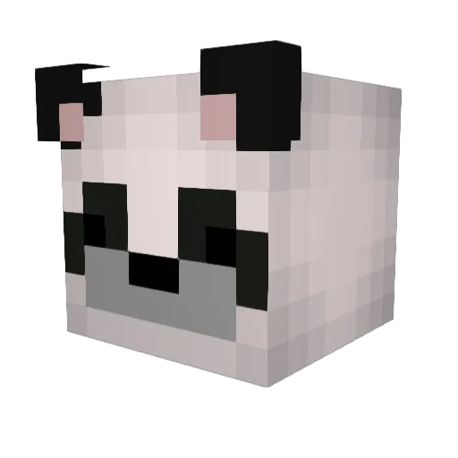 KRML2 Minecraft avatar head, 3D render