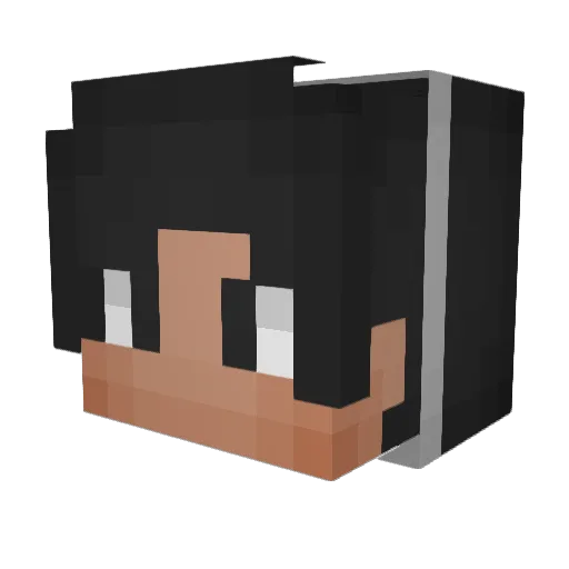 KRUTOYVANYA Minecraft avatar head, 3D render