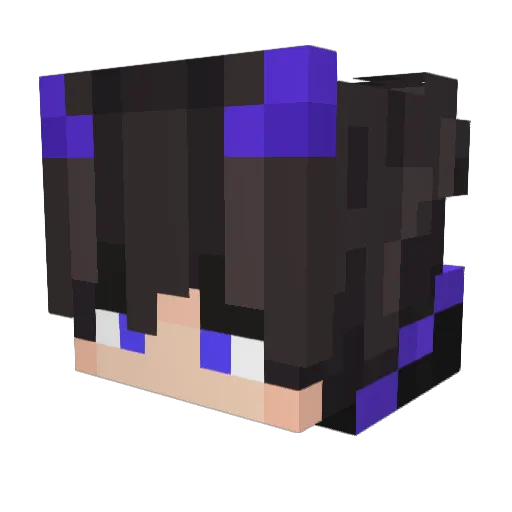 KRYZOFPS Minecraft avatar head, 3D render