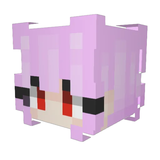 KR_Amari Minecraft avatar head, 3D render