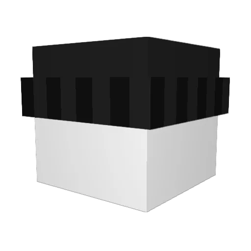 KR_Kon Minecraft avatar head, 3D render