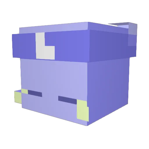 KR_Nook Minecraft avatar head, 3D render