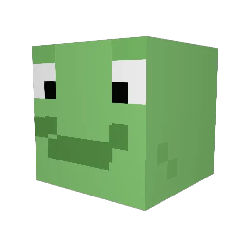 KRong3713 Minecraft avatar head, 3D render