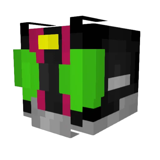 KRshuo Minecraft avatar head, 3D render
