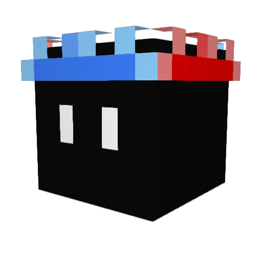 KRsjm Minecraft avatar head, 3D render