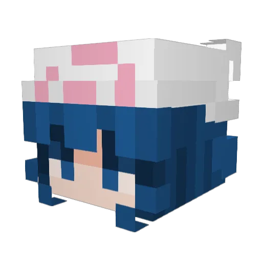 KRumble2473 Minecraft avatar head, 3D render