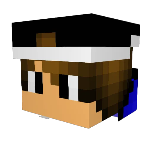 KRyPTIC_AxEL Minecraft avatar head, 3D render