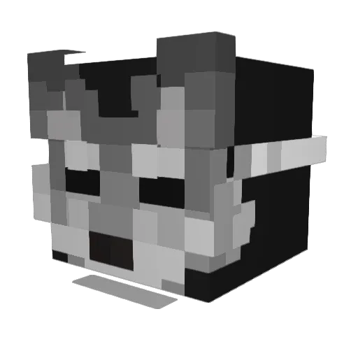 KSASHA_Work Minecraft avatar head, 3D render