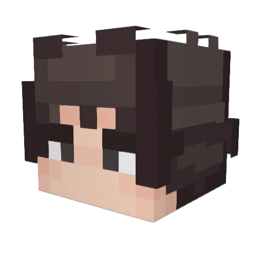 KSAYRI Minecraft avatar head, 3D render