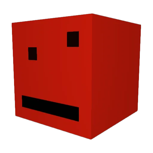 KSCB0609 Minecraft avatar head, 3D render