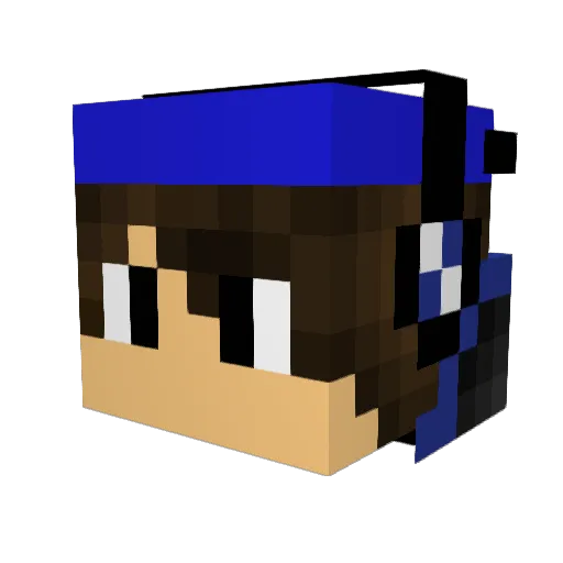 KSC_ShadiGaming Minecraft avatar head, 3D render