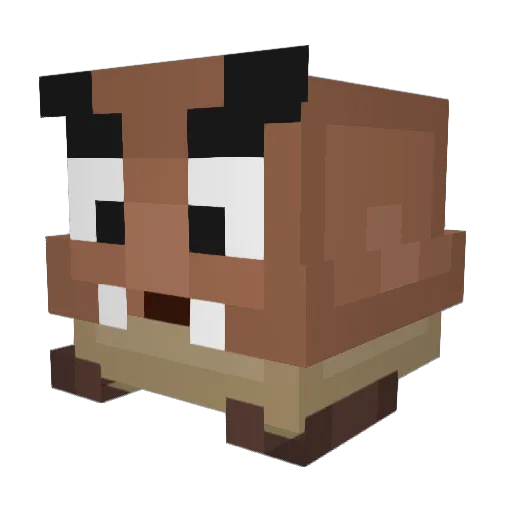 KSFURBY Minecraft avatar head, 3D render