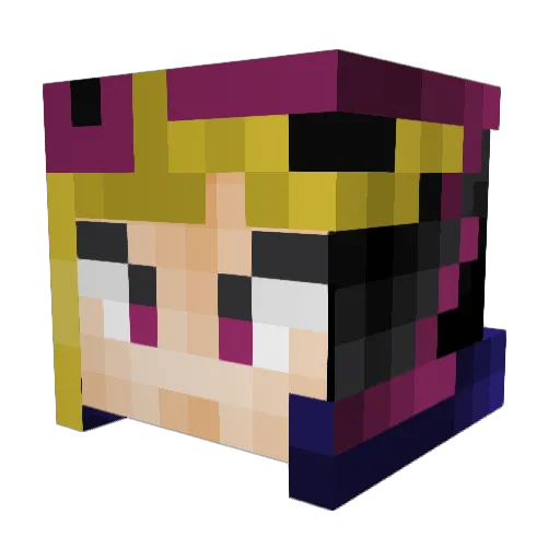 KSFriend Minecraft avatar head, 3D render