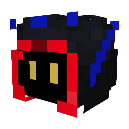 KSIECUNIO Minecraft avatar head, 3D render